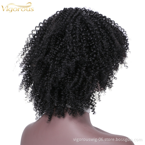 Short bob afro curly wholesale inch pixie cut wave black cheap glueless brazilian real human hair wigs black women